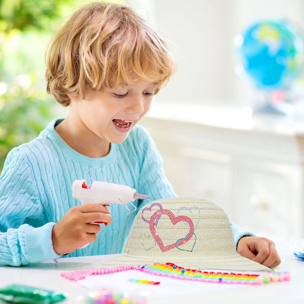 Painting Supplies - 8 Cappelli di Paglia per Bambini,