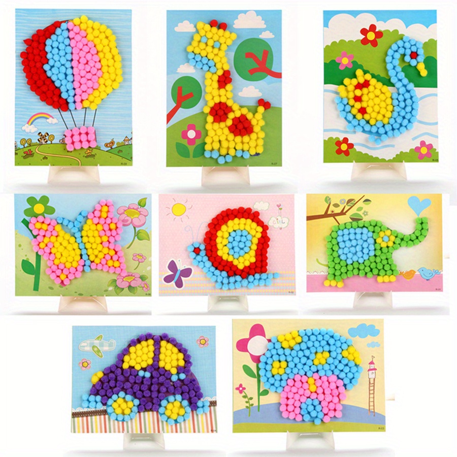 Painting Supplies - 2 pz 16x21 cm Colorato Pom-Pom