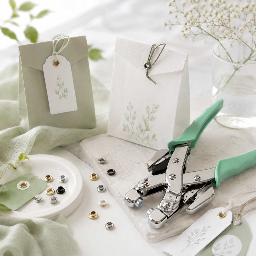 Sewing - Kit di Attrezzi per Occhielli, Pinze