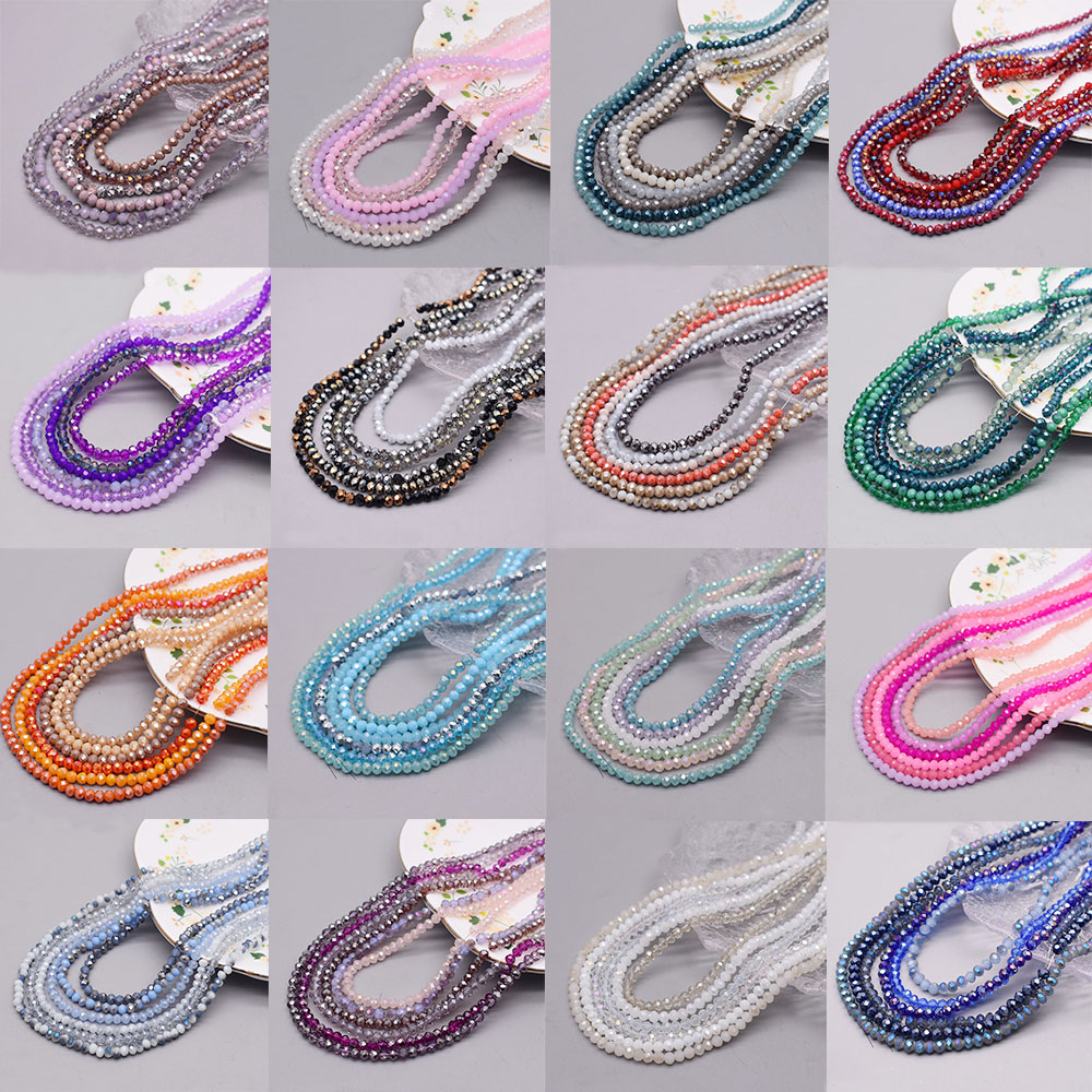 Glass Seed Beads 2Mm Jewelry Making - Schema dei colori 6 fili/borsa 4mm