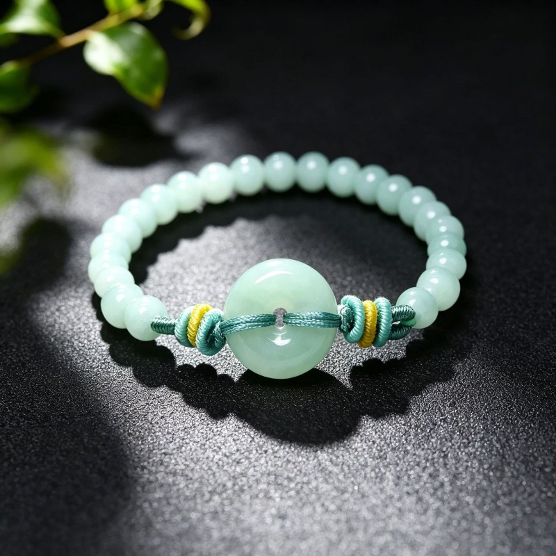 Beading - Bracciale con Perle di Smeraldo Naturale