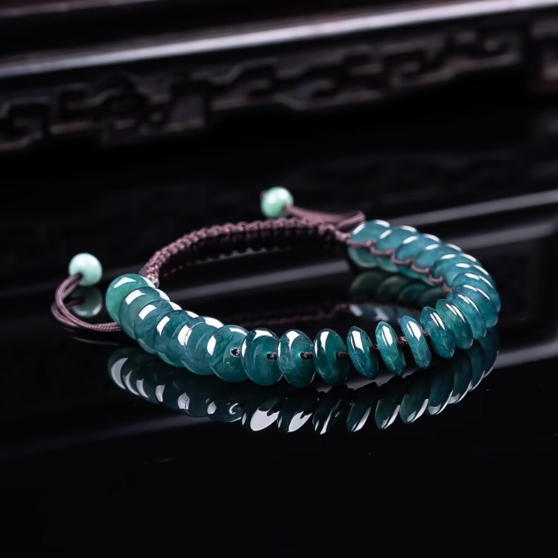 Beading - Bracciale con Perle di Smeraldo Naturale