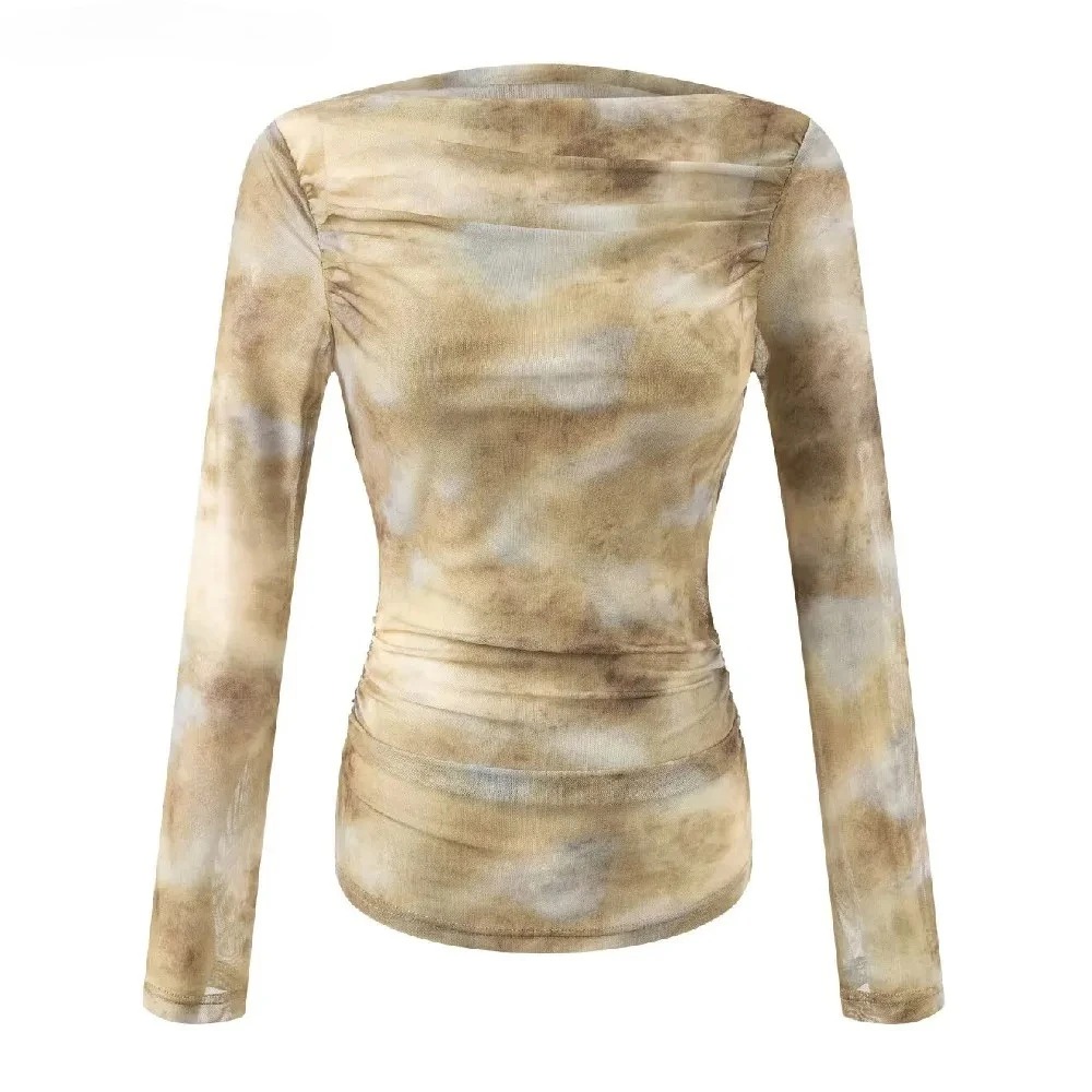 Embroidery - T-shirt da donna 2025 sexy con