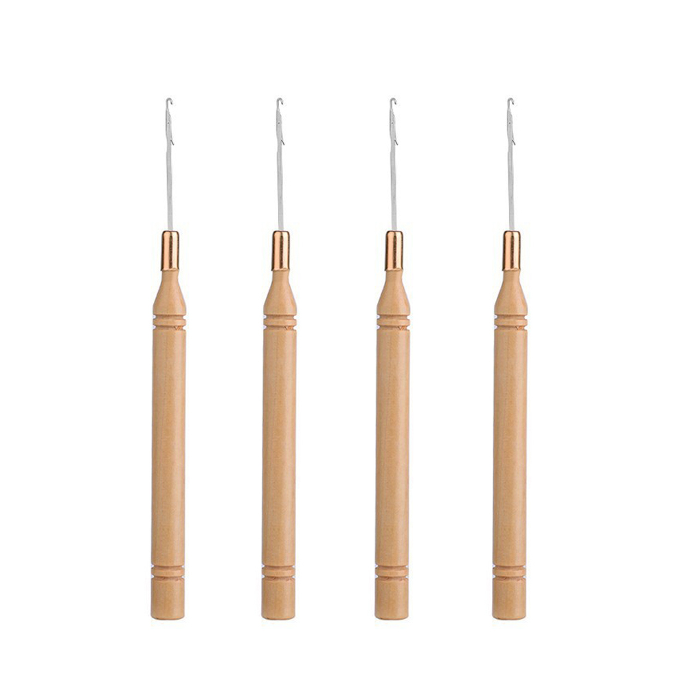 Wooden Crochet Hooks Ergonomic Handle - Ago ergonomico con manico in legno