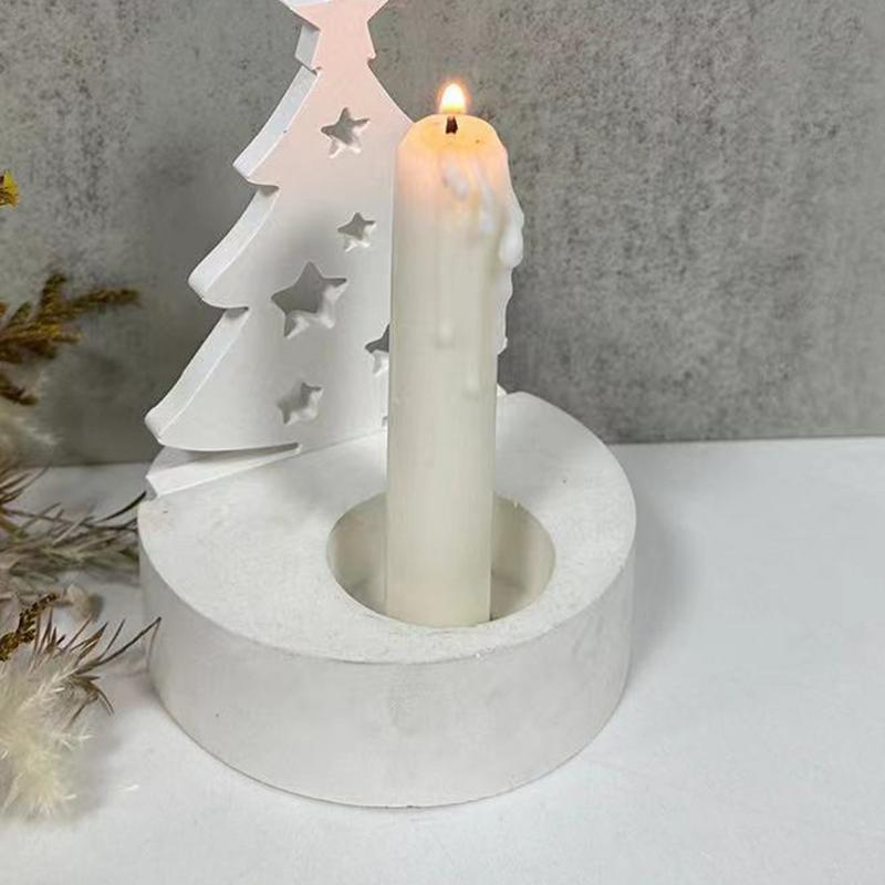Silicone Epoxy Resin Molds Set - Albero di natale Base per candele