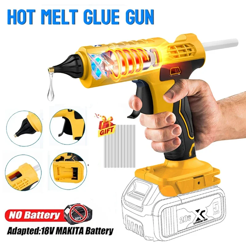 Hot Melt Glue Gun Cordless - Pistola per colla a caldo elettrica