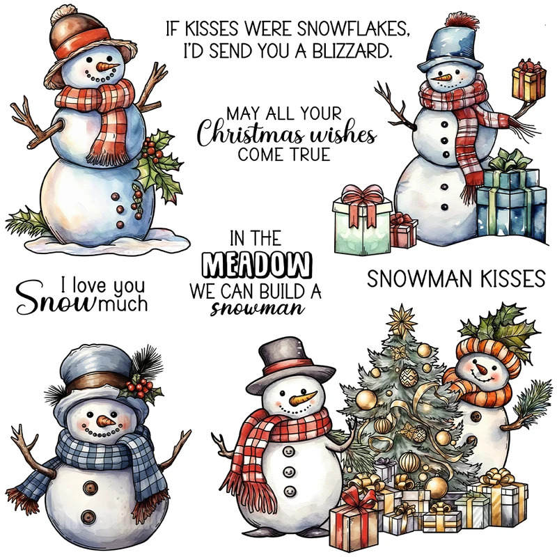 Clear Silicone Stamps For Card Making - Fustelle in metallo e timbri in
