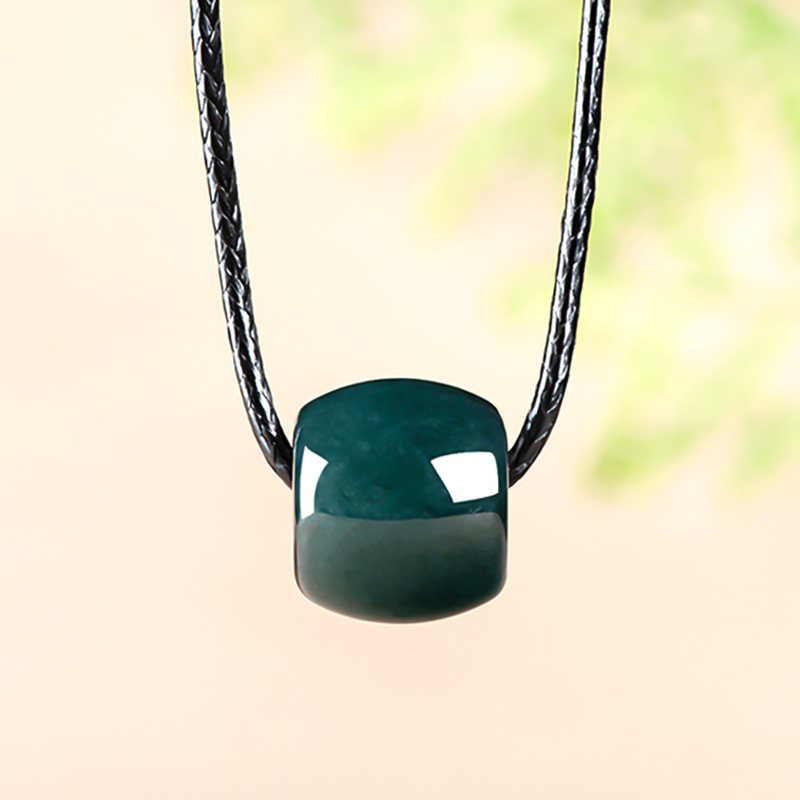 Beading - Collana con Pendente in Smeraldo Naturale