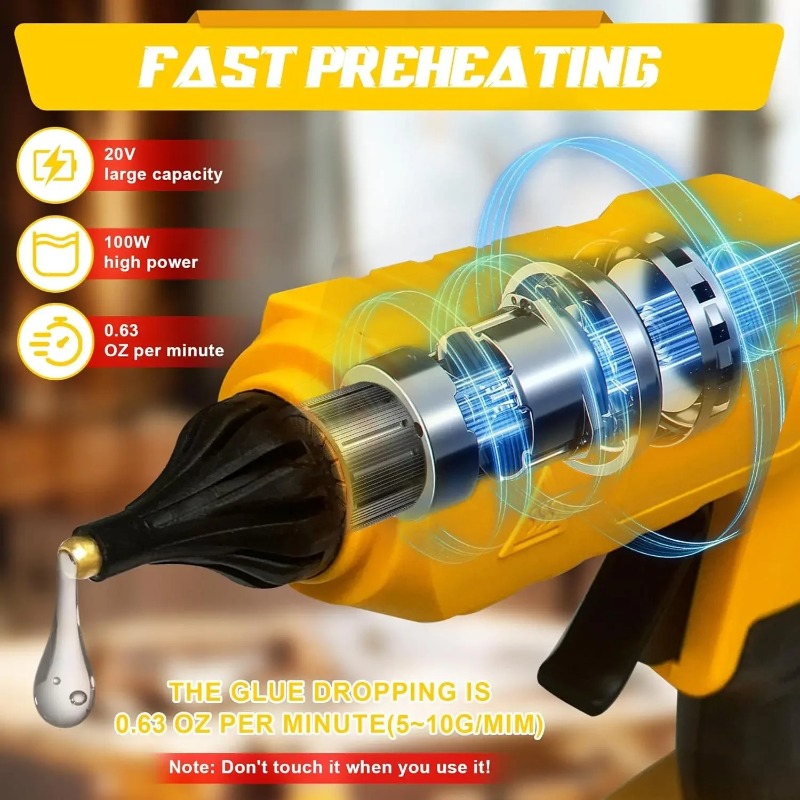 Pistola per colla a caldo elet - Hot Melt Glue Gun Cordless recensione e prezzo