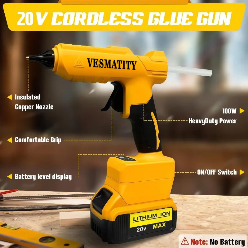 Pistola per colla a caldo elet - Hot Melt Glue Gun Cordless recensione e prezzo