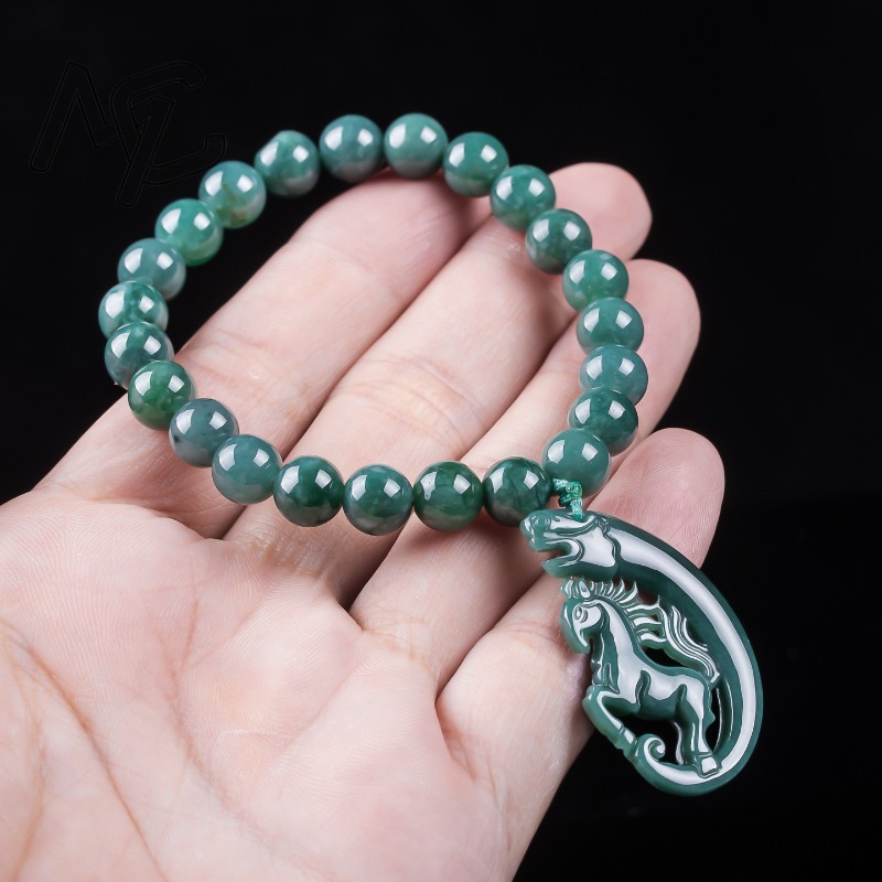 Bracciale in Giada Naturale Bl - Beading recensione e prezzo