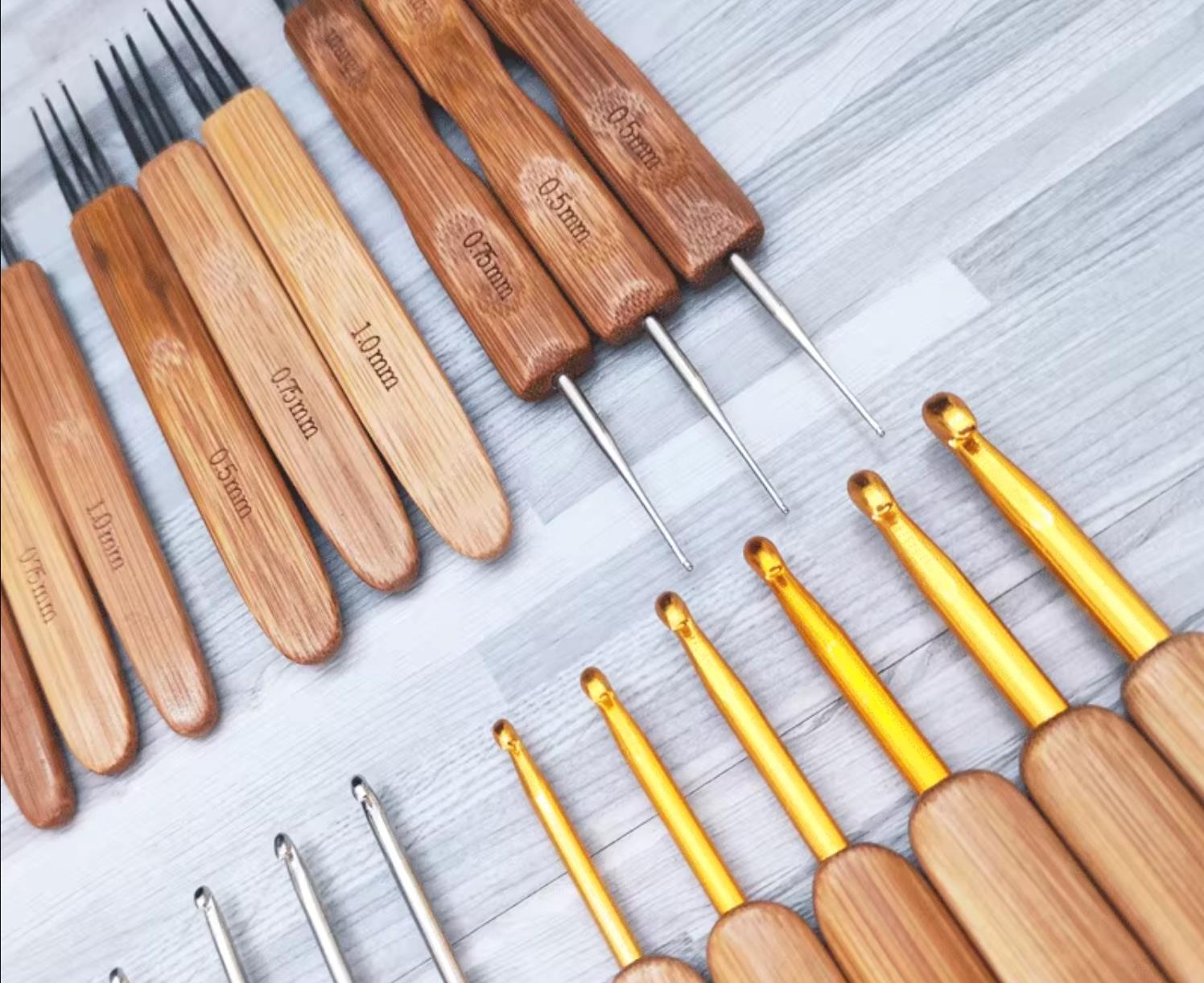 Manico in legno di bambù Uncin - Wooden Crochet Hooks Ergonomic Handle recensione e prezzo
