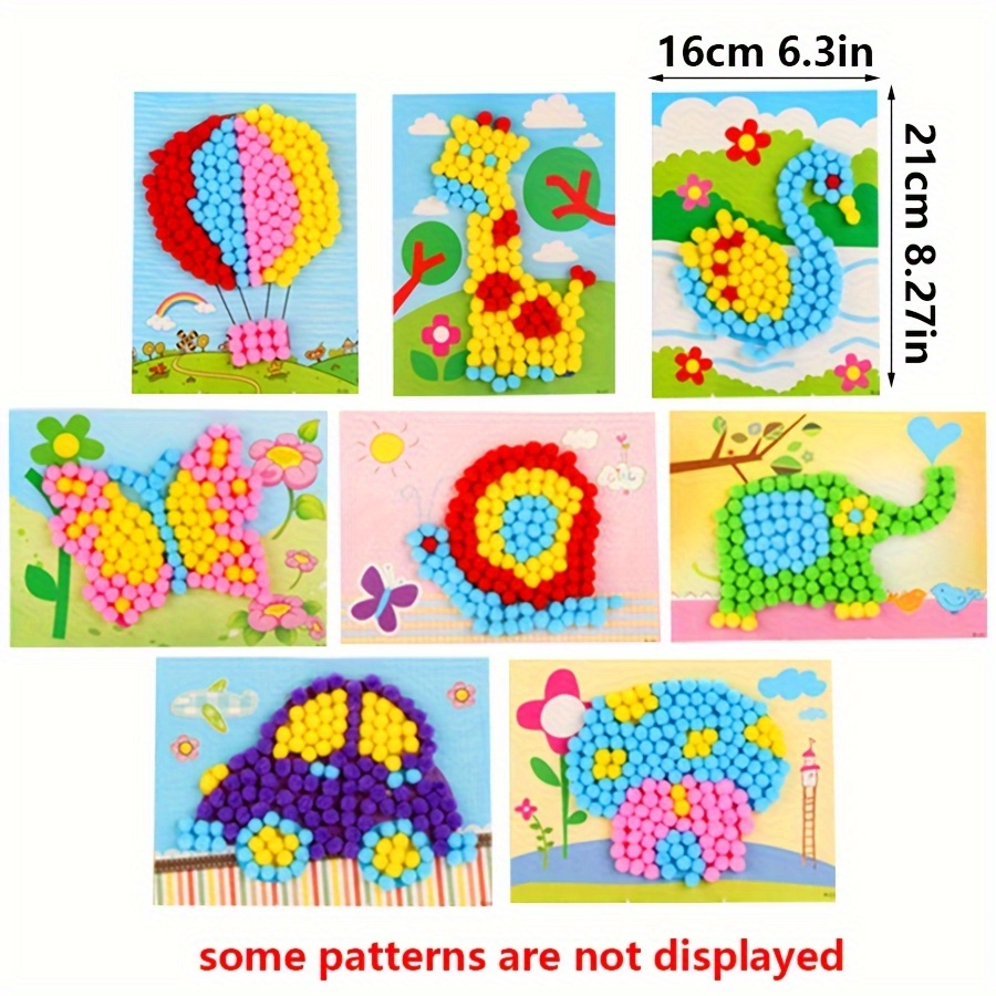 2 pz 16x21 cm Colorato Pom-Pom - Painting Supplies recensione e prezzo