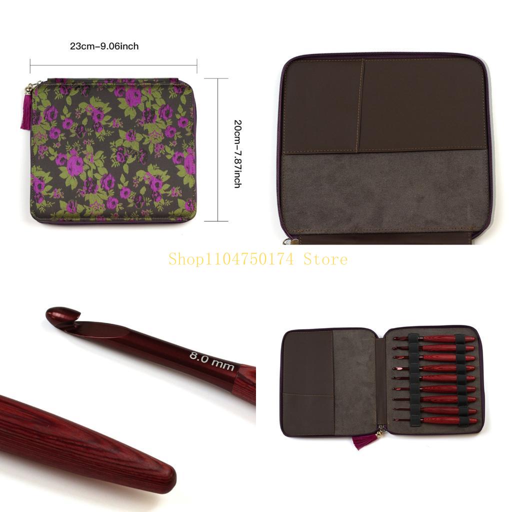 9 pezzi ago per uncinetto in a - Wooden Crochet Hooks Ergonomic Handle recensione e prezzo