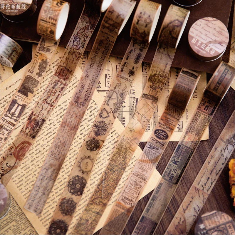 18.5mm * 2m nastri di carta Wa - Vintage Junk Journal Scrapbooking Paper recensione e prezzo