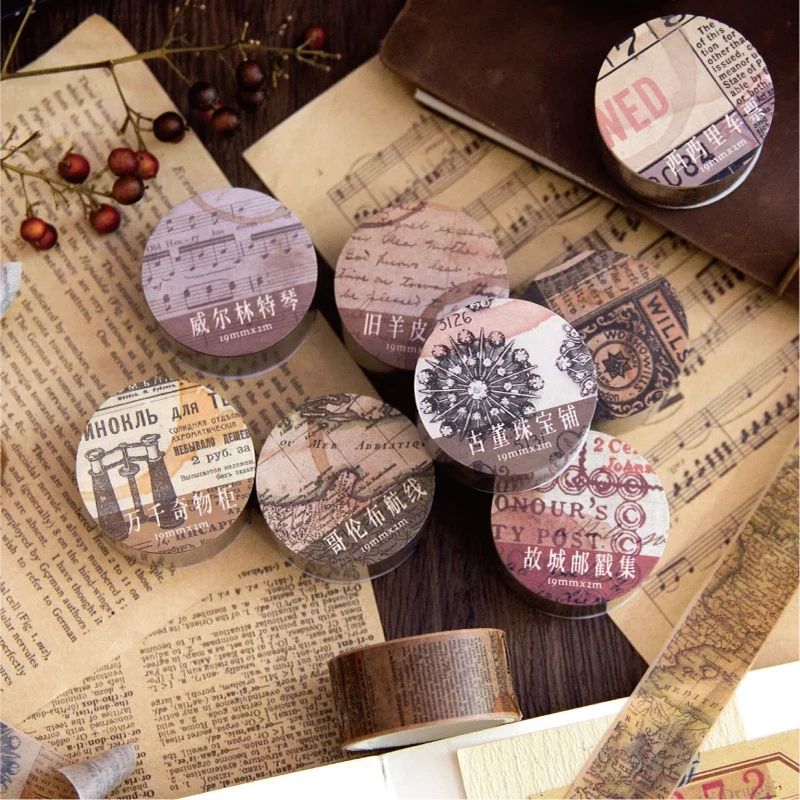 18.5mm * 2m nastri di carta Wa - Vintage Junk Journal Scrapbooking Paper recensione e prezzo