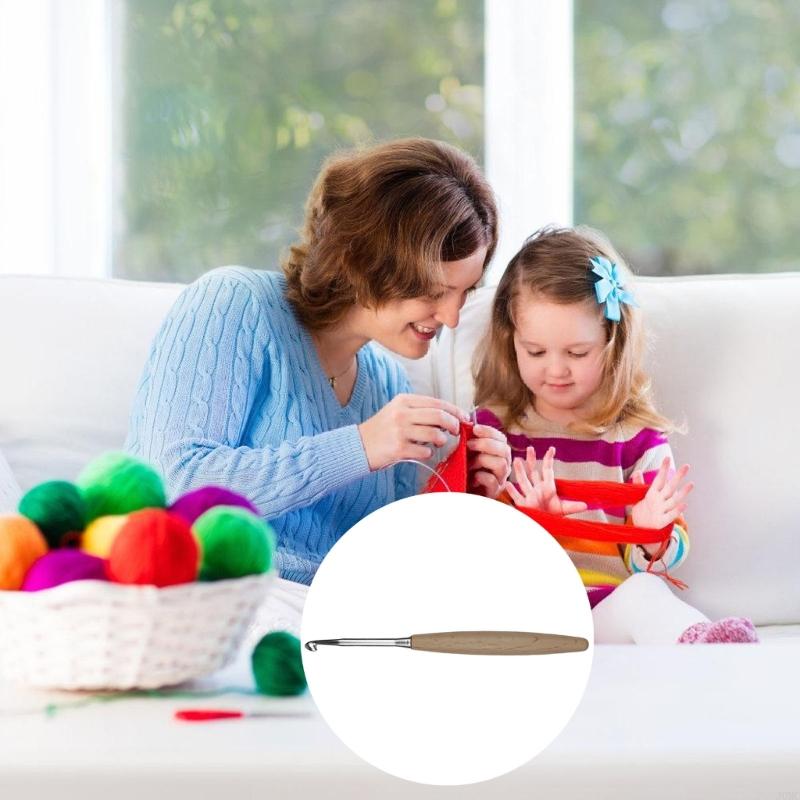 8 pezzi uncinetto ergonomico p - Wooden Crochet Hooks Ergonomic Handle recensione e prezzo