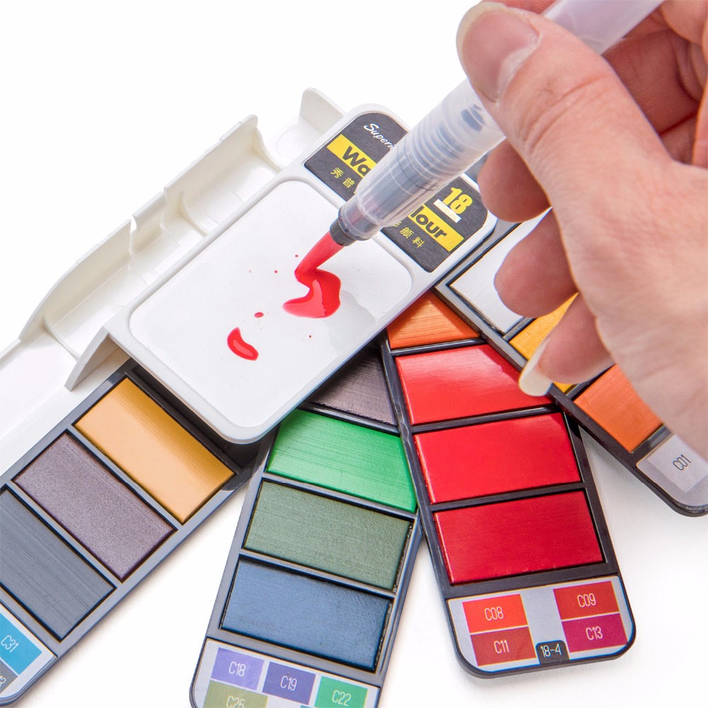 18/25/33/42 colori Acquerello  - Watercolor Paint Set Solid Pigment recensione e prezzo