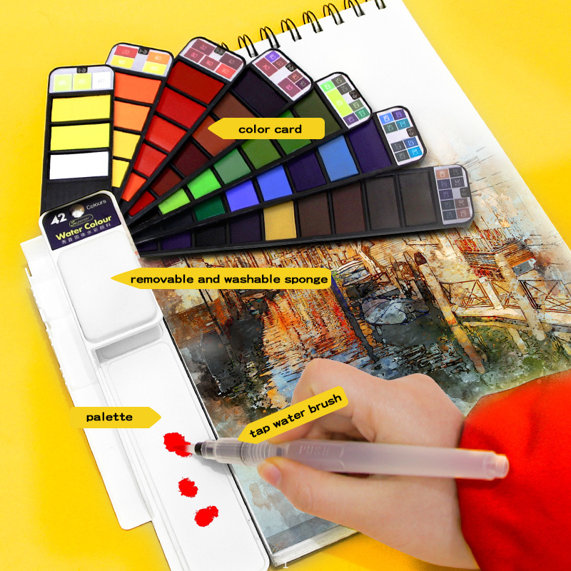 18/25/33/42 colori Acquerello  - Watercolor Paint Set Solid Pigment recensione e prezzo