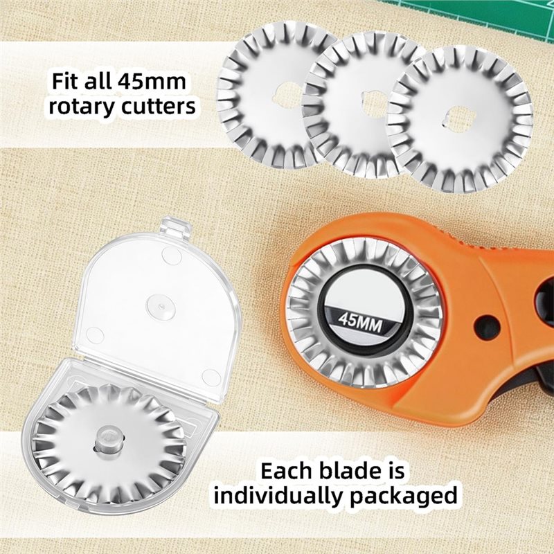 Lame di ricambio AAAF per cuci - Rotary Cutter For Fabric 45Mm recensione e prezzo