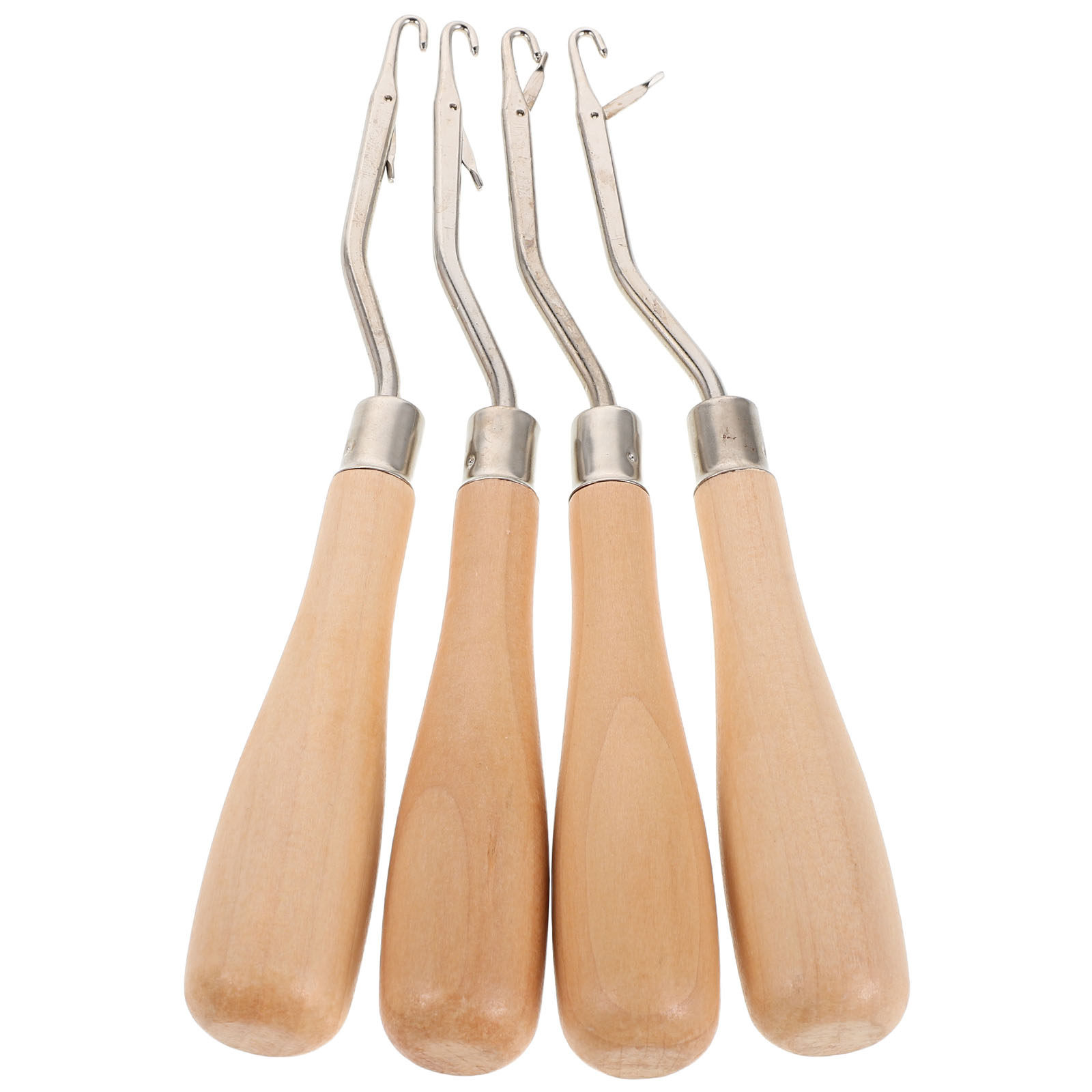4 Uncinetti con Manico Ergonom - Wooden Crochet Hooks Ergonomic Handle recensione e prezzo