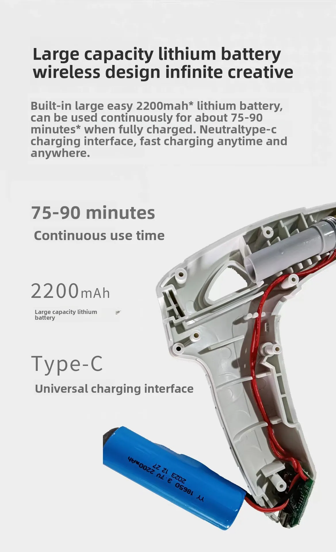 Pistola per colla elettrica Ri - Hot Melt Glue Gun Cordless recensione e prezzo