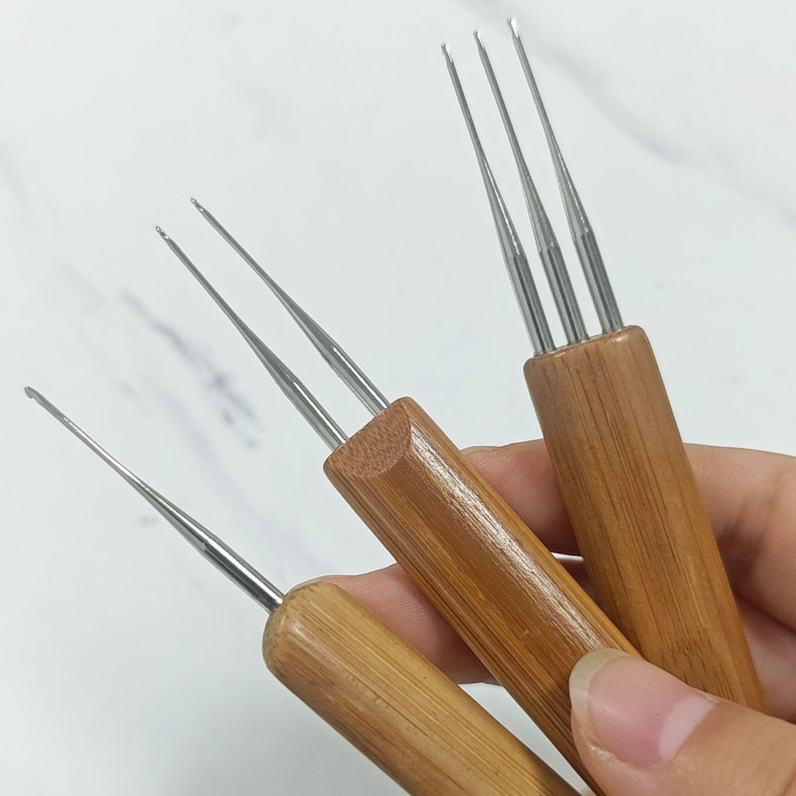 Uncinetti Ergonomici con Manic - Wooden Crochet Hooks Ergonomic Handle recensione e prezzo