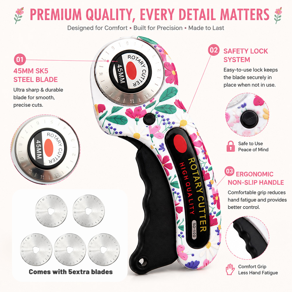 Taglierina Rotante 45mm per Ca - Rotary Cutter For Fabric 45Mm recensione e prezzo