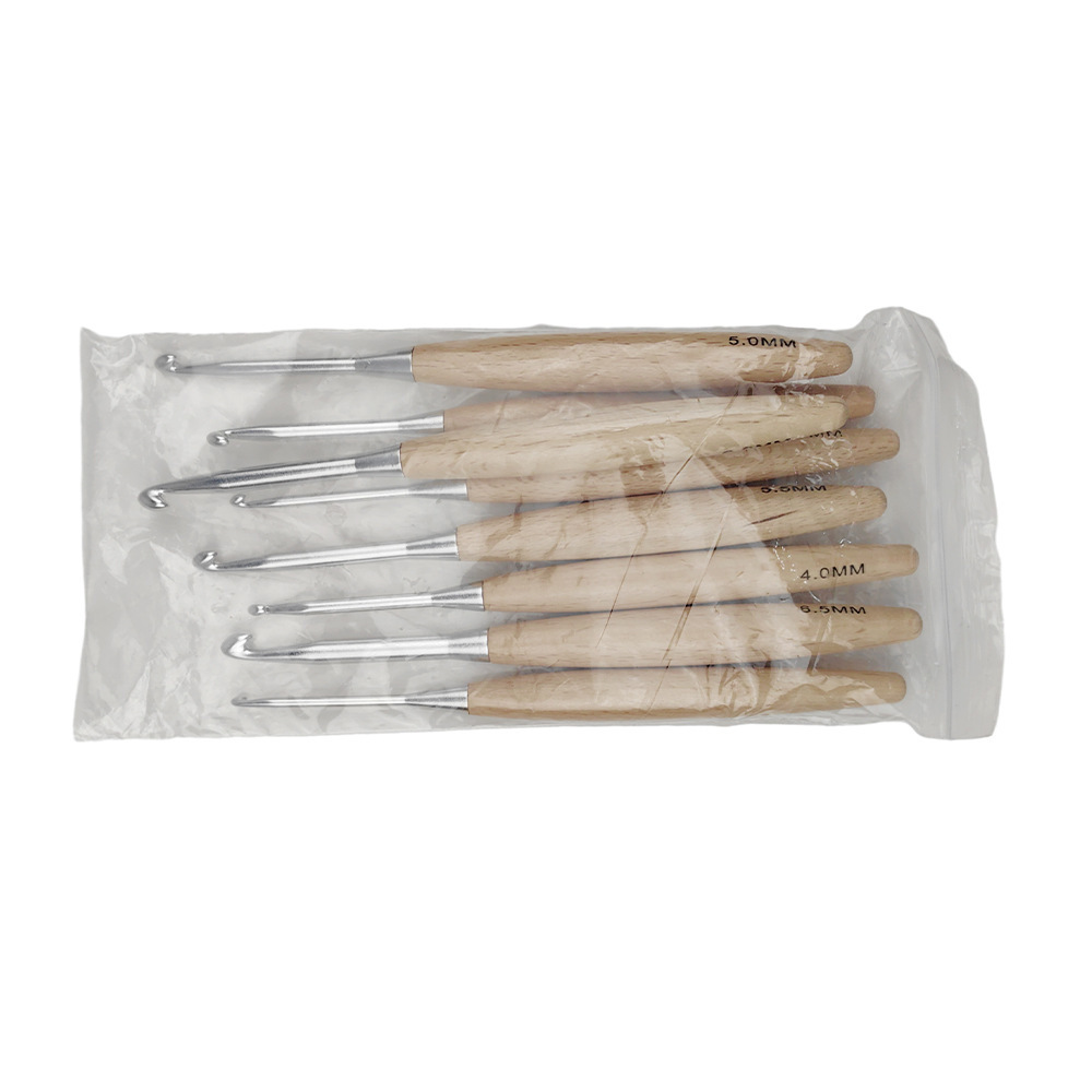 8 pezzi uncinetti in legno 165 - Wooden Crochet Hooks Ergonomic Handle recensione e prezzo