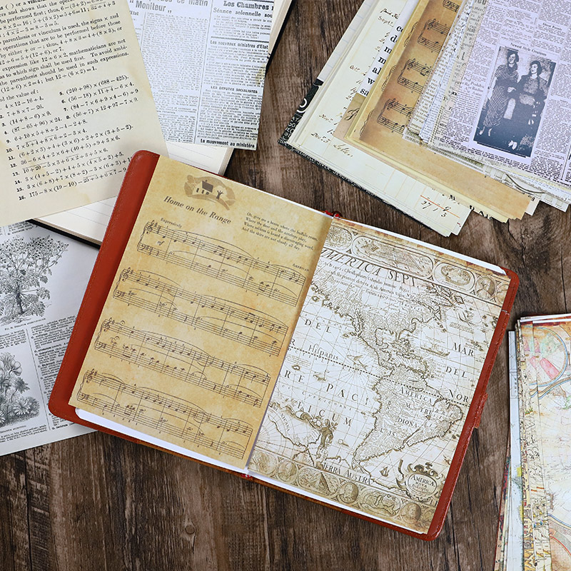 30 pezzi vecchia mappa lettere - Vintage Junk Journal Scrapbooking Paper recensione e prezzo