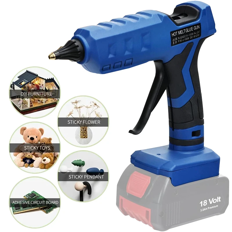 Pistola per colla a caldo senz - Hot Melt Glue Gun Cordless recensione e prezzo