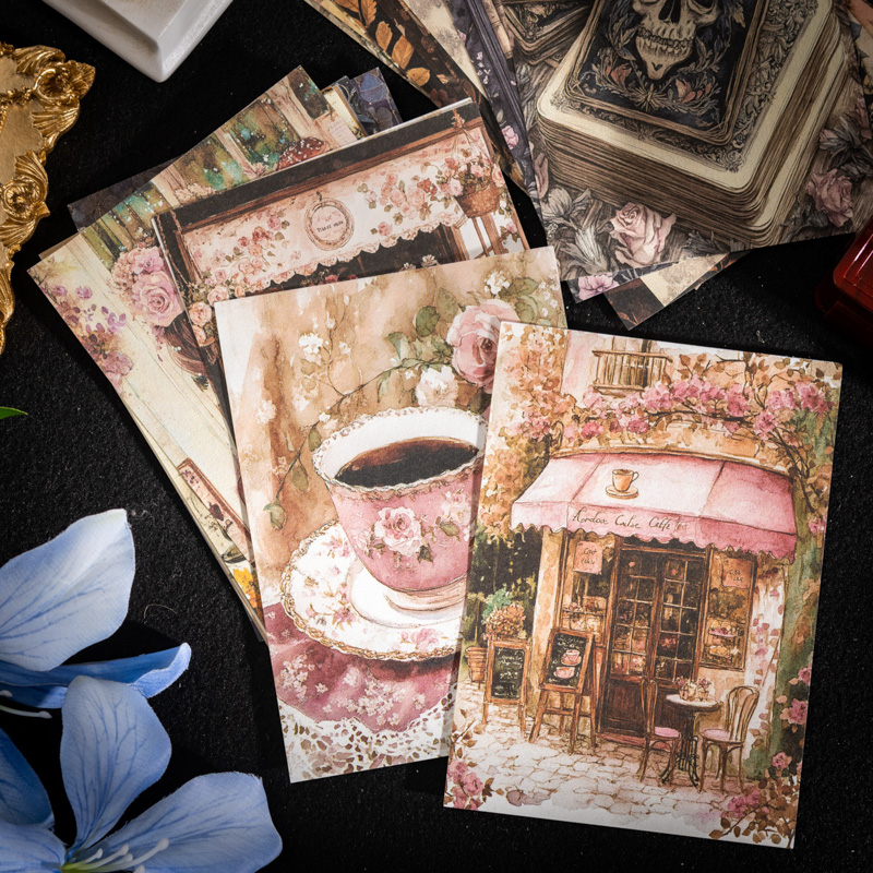 JIANQI 100 Pz Retro Fatto A Ma - Vintage Junk Journal Scrapbooking Paper recensione e prezzo