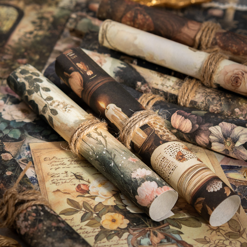 JIANQI 100 Pz Retro Fatto A Ma - Vintage Junk Journal Scrapbooking Paper recensione e prezzo