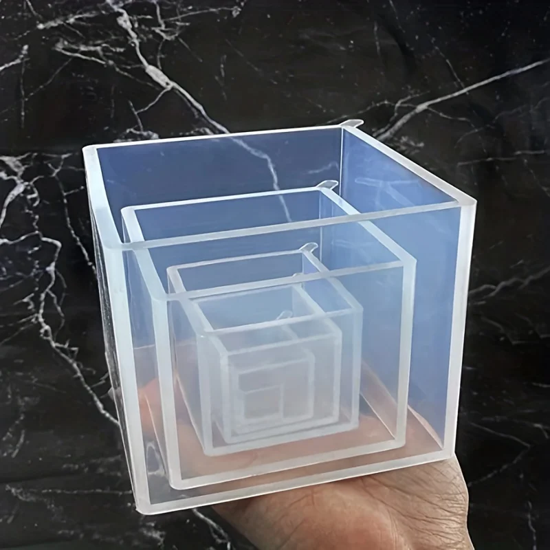 Stampo in resina quadrata da 5 - Silicone Epoxy Resin Molds Set recensione e prezzo