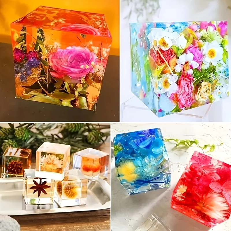 Stampo in resina quadrata da 5 - Silicone Epoxy Resin Molds Set recensione e prezzo