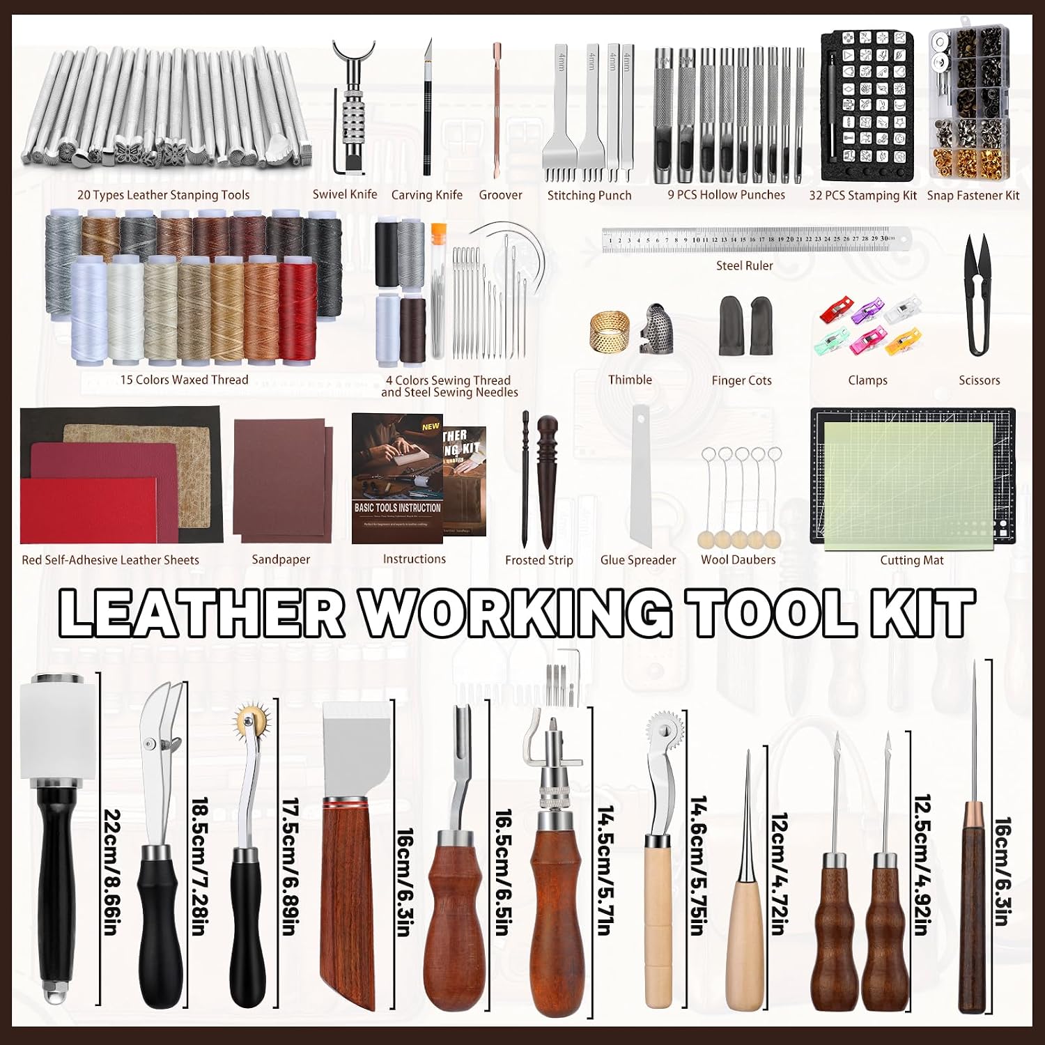 Kit per Lavorazione Pelle, Set - Craft Tools recensione e prezzo