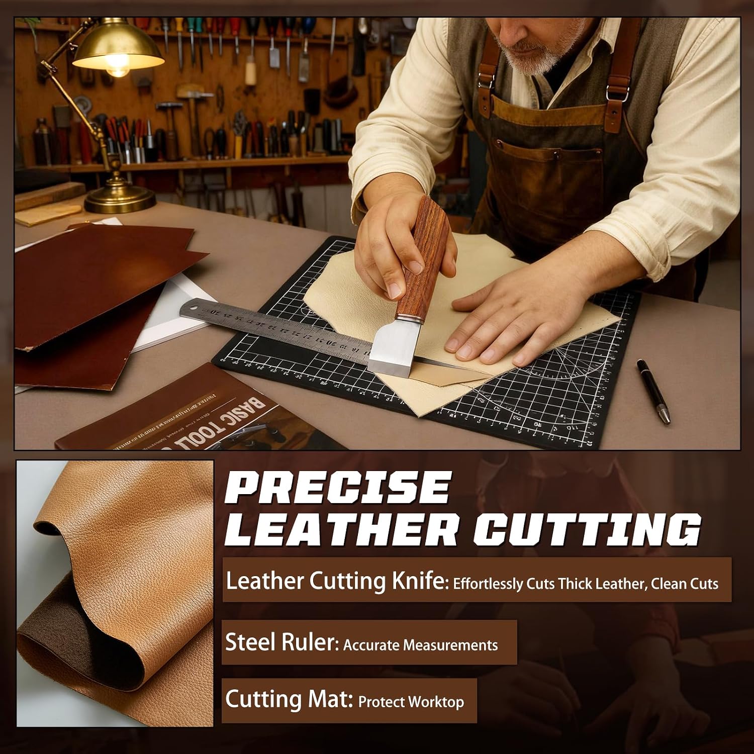 Kit per Lavorazione Pelle, Set - Craft Tools recensione e prezzo