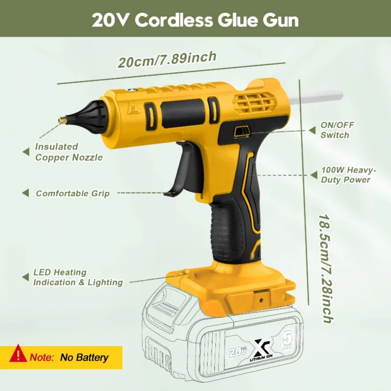 Pistola per colla a caldo elet - Hot Melt Glue Gun Cordless recensione e prezzo