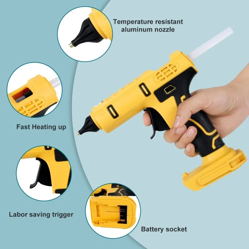 Pistola per colla a caldo elet - Hot Melt Glue Gun Cordless recensione e prezzo