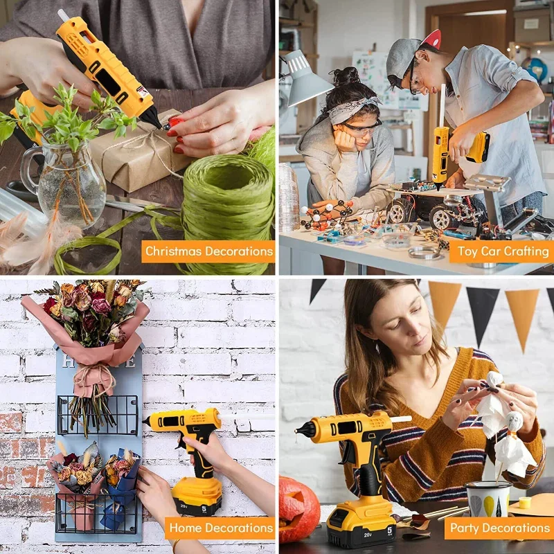 Pistola per colla a caldo elet - Hot Melt Glue Gun Cordless recensione e prezzo