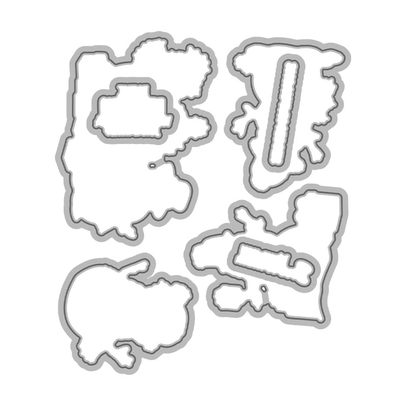 Fustelle in metallo e timbri i - Clear Silicone Stamps For Card Making recensione e prezzo