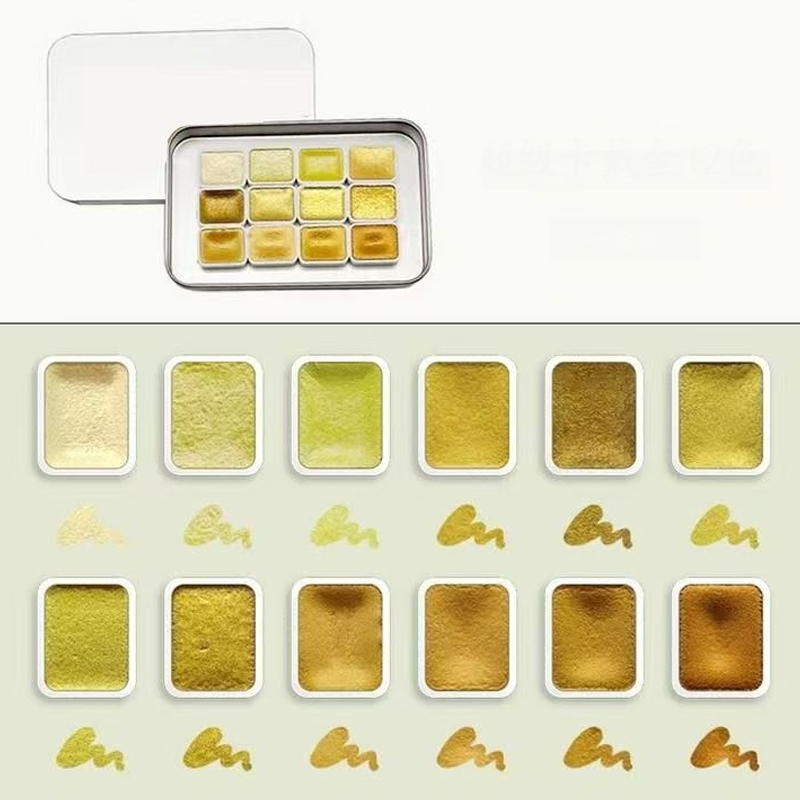 Un set completo di pigmenti pe - Watercolor Paint Set Solid Pigment recensione e prezzo